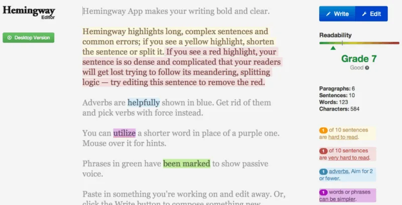 hemingway-app