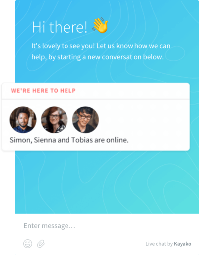 Examples of Responses for Live Chat