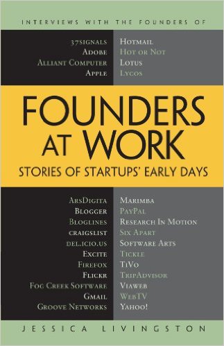 Best startup books: Founders at Work - Jessica Livingston