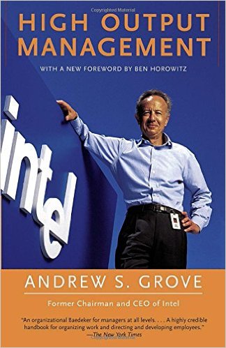 Best startup books: High Output Management - Andrew S Grove