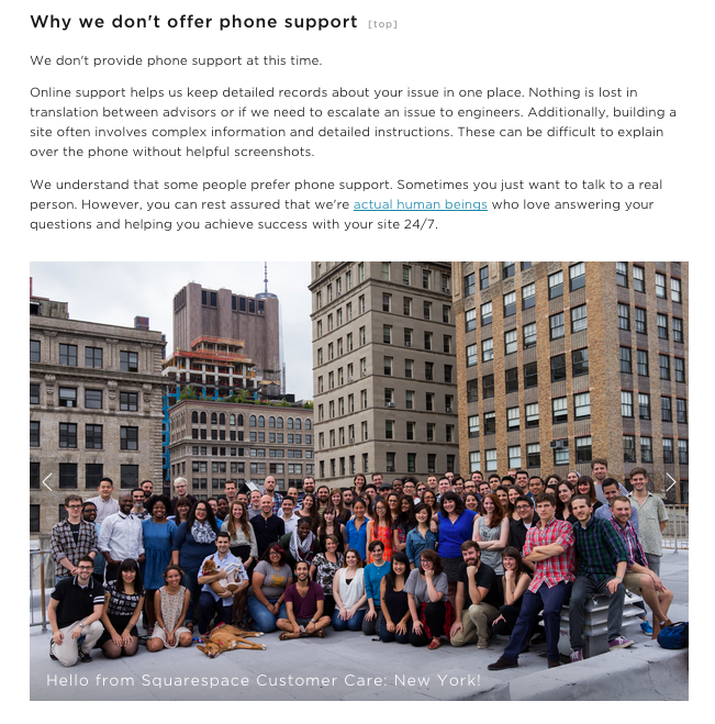 Squarespace Support