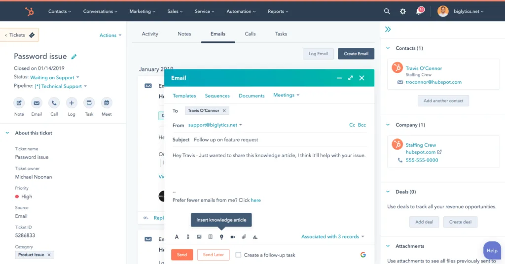 hubspot customer support