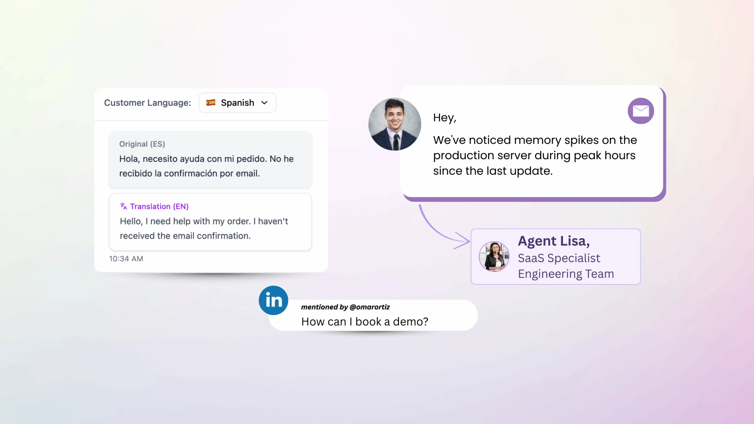 Every channel becomes a resolution engine