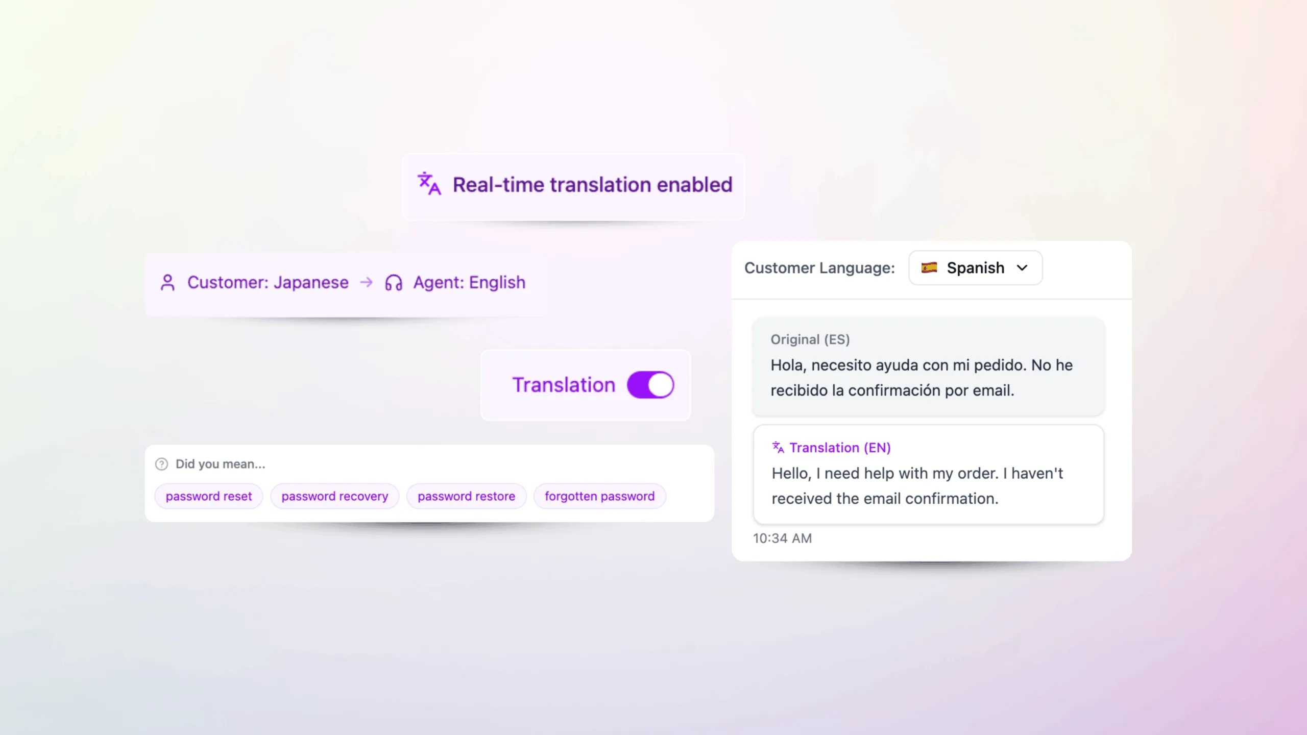 Surface the right answer instantly—no matter how customers phrase it