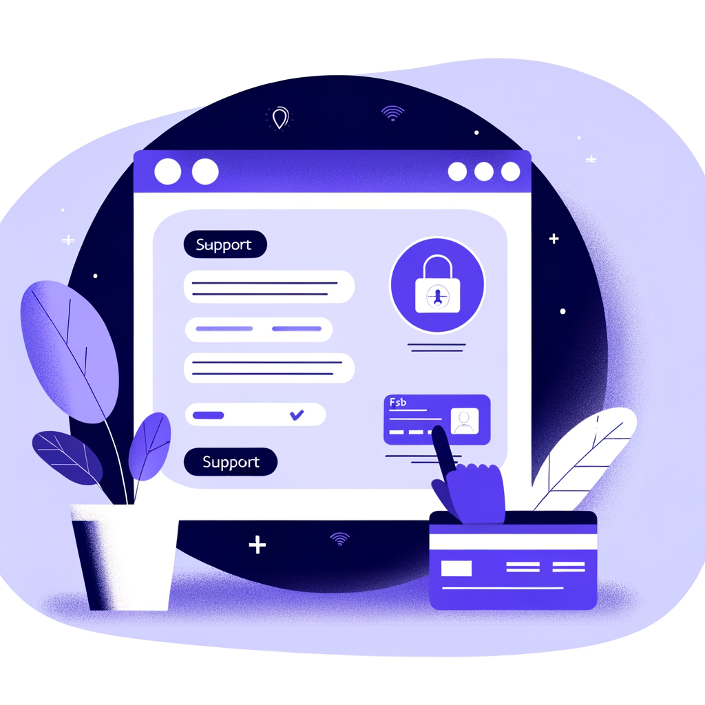 Financial services support interface