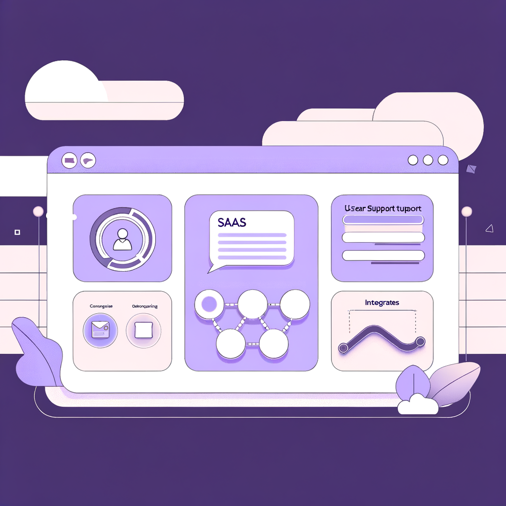 SaaS customer support dashboard