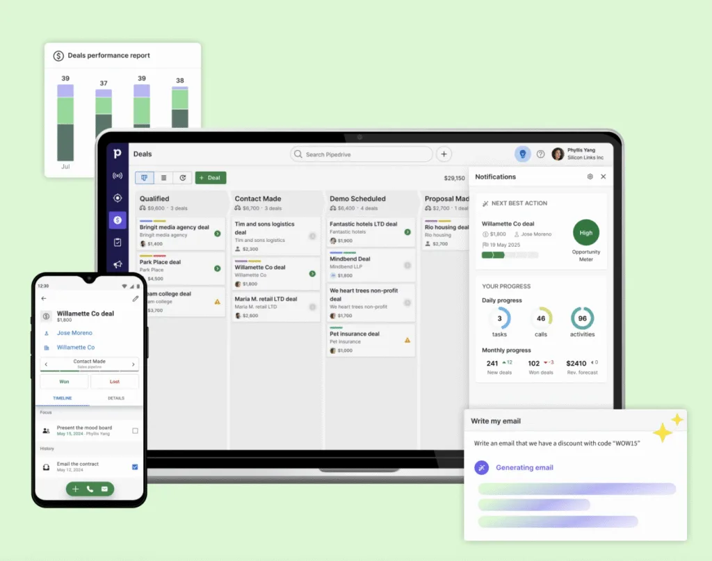 pipedrive sales crm- Top 10 Sales Forecasting Software
