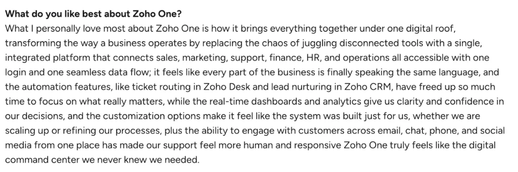zendesk vs zoho agent ecosystem