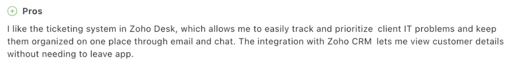 zendesk vs zoho crm integration