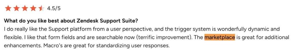 zendesk vs zoho marketplace