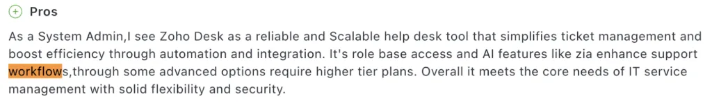 zendesk vs zoho workflows