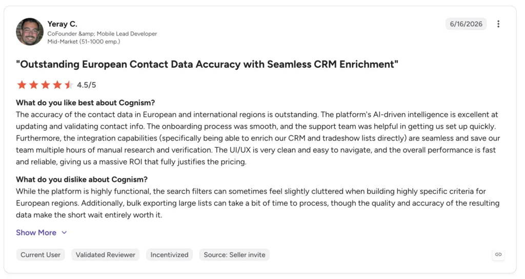 cognism review