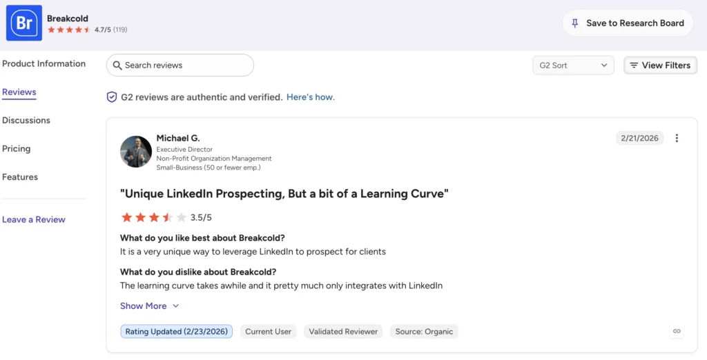 breakcold reviews