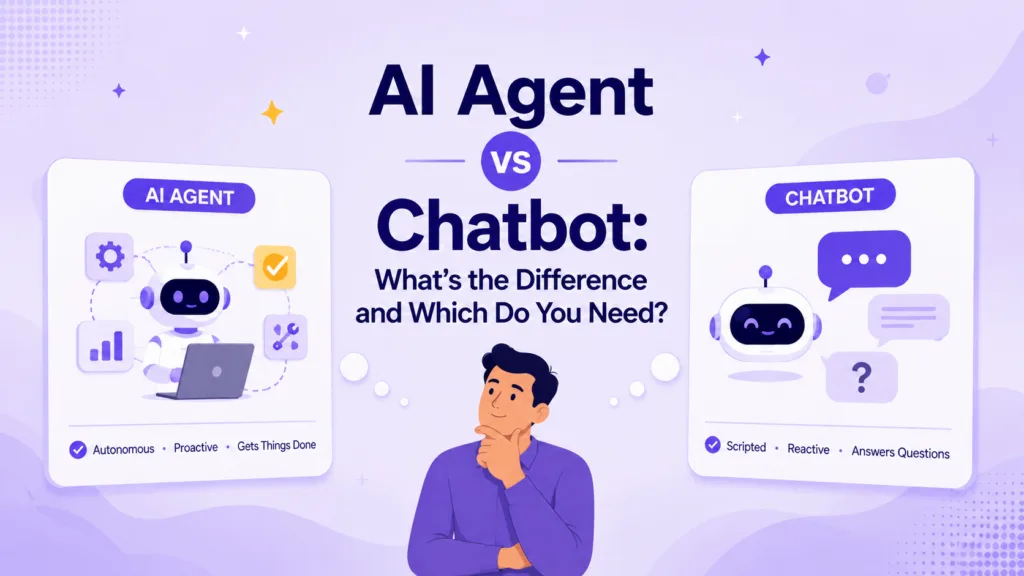ai agent vs chatbot thumbnail