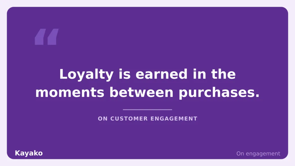 customer engagement quote loyalty