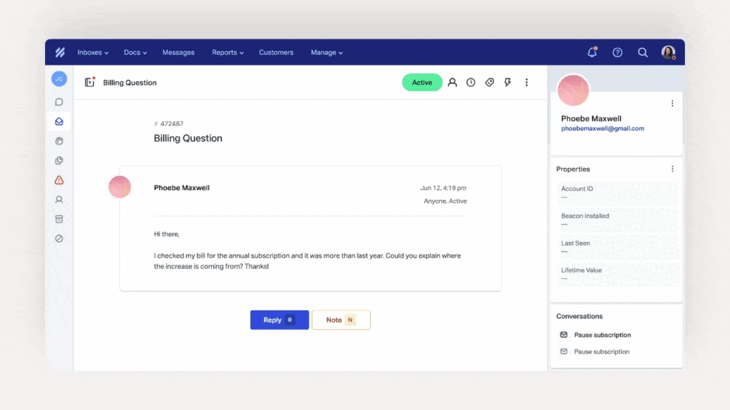 help scout billing question