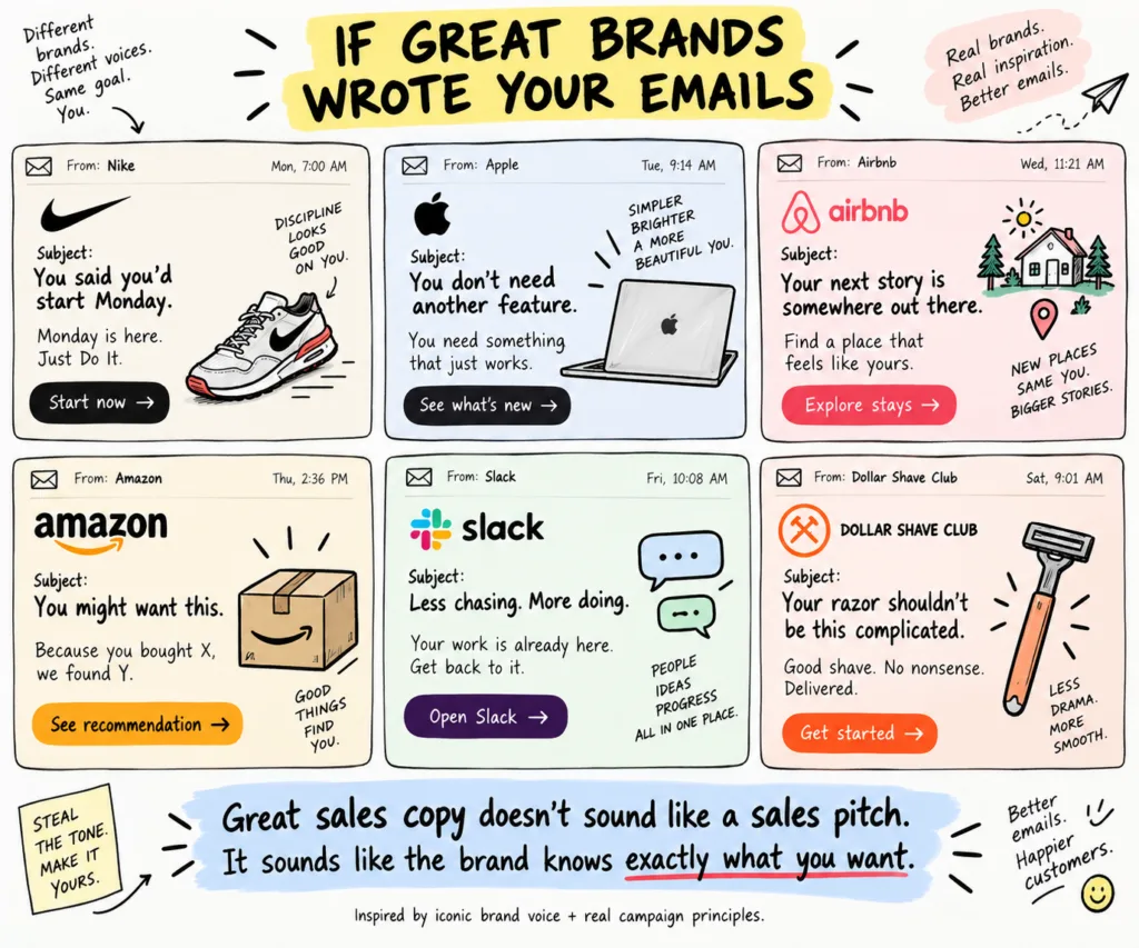 b2b sales copy writing examples subject lines