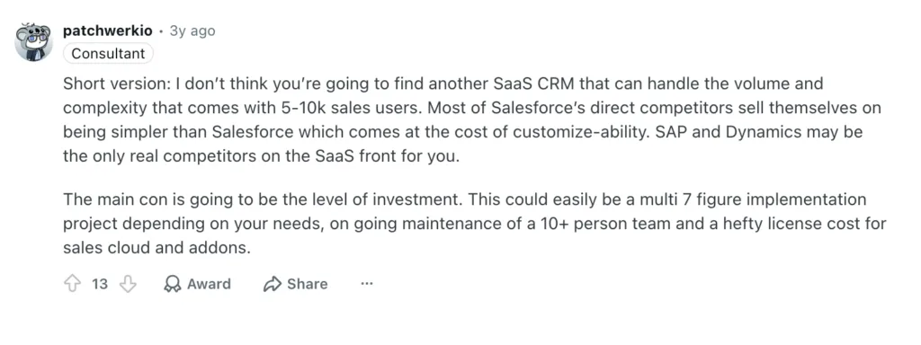 what people say about salesforce