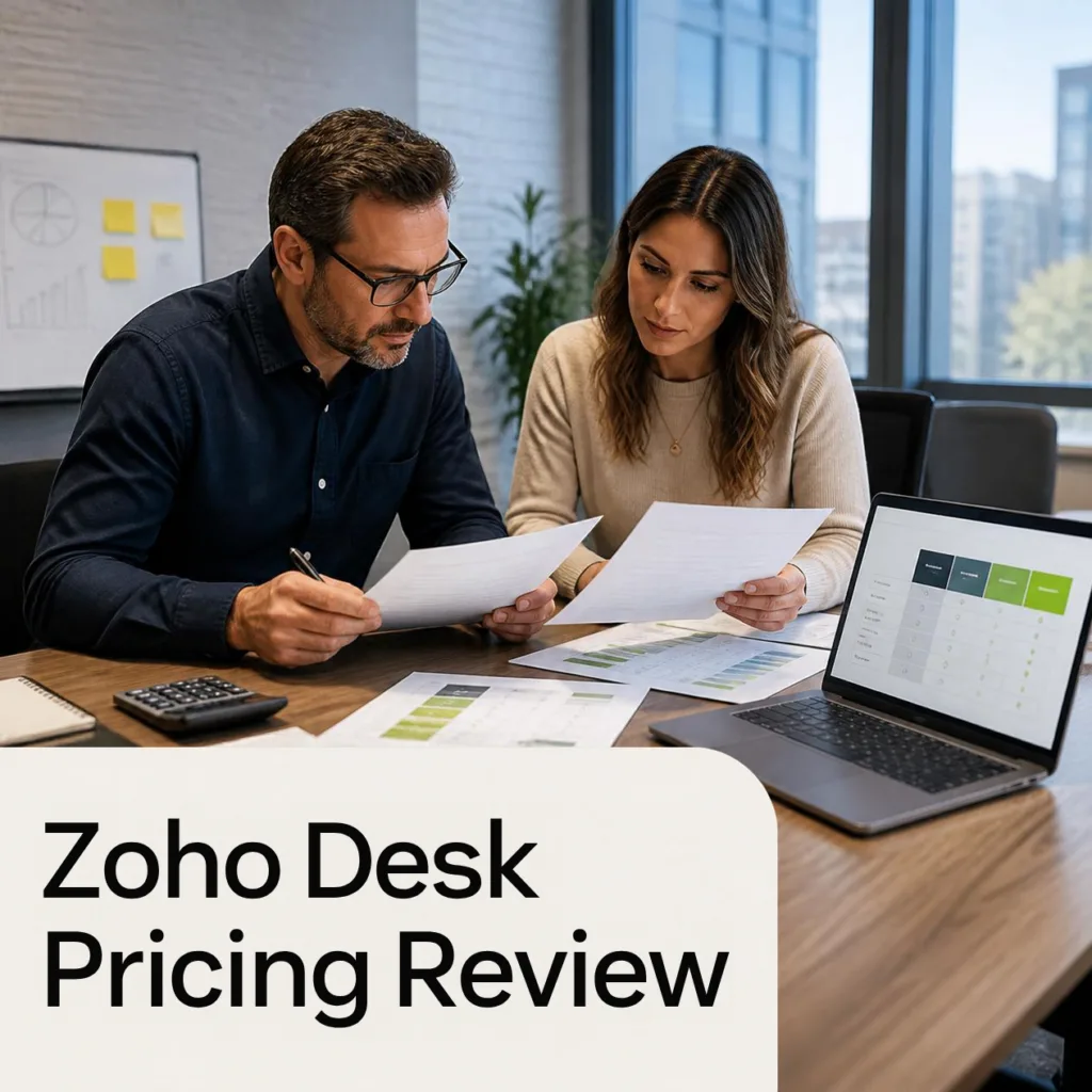 zoho desk pricing review